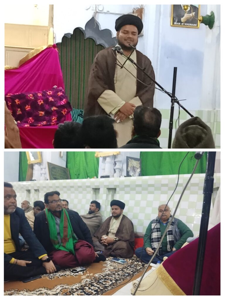 जश्ने क़ायम का कदीमी मिलाद मुनक़्क़िद/हर साल 15 शाबान को महफ़िले मिलाद मनाया जाता है/ट्रस्ट इमामबाड़ा मुतवल्ली हसन इब्राहीम रहे मौजूद