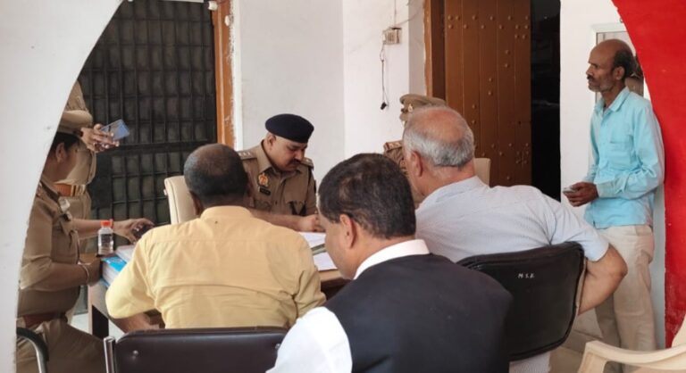 क्षेत्राधिकारी सदर बस्ती की अध्यक्षता में थाना समाधान दिवस का सफल आयोजन