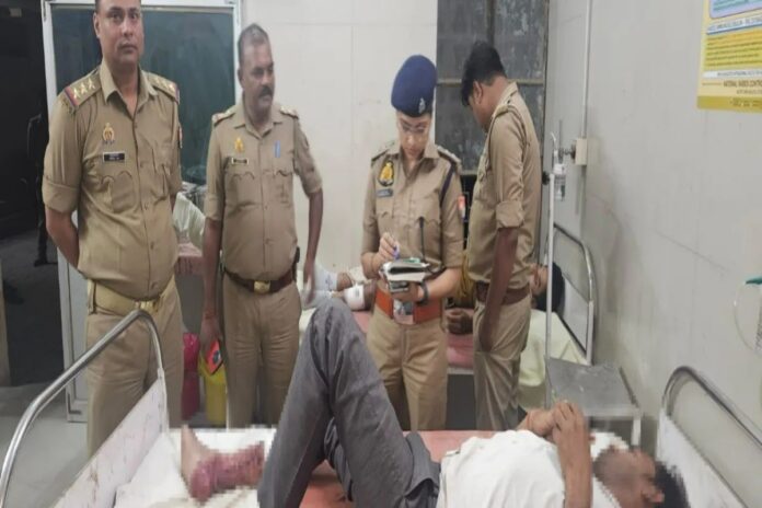 5 lakh rupees were stolen from a bike trunk in Jaunpur; one person was shot in the encounter, and his accomplice was also arrested.