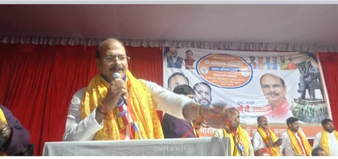 Bhimrao Ambedkar Samman ceremony was organised at Basdila Manikchand.