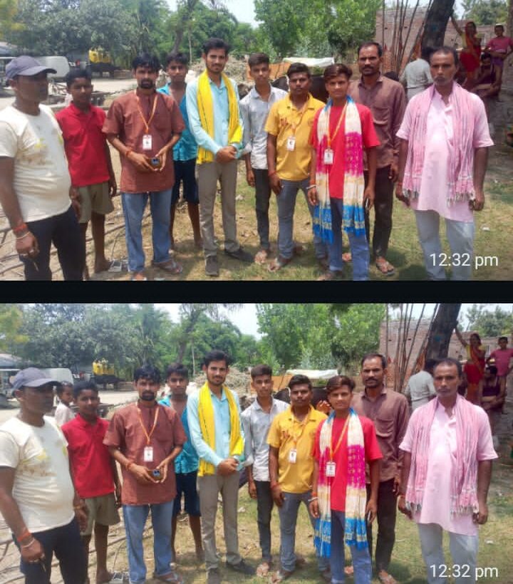 सीतापुर में देव स्थान की भूमि से हटाया गया अवैध कब्जा, राष्ट्रीय हिंदू शेर सेना ने शुरू कराया पुनर्निर्माण कार्य