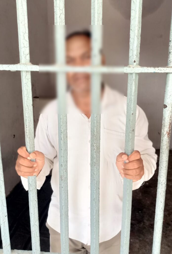 One accused arrested for committing the crime of cheating, Rs. 10,060 and one two-wheeler used in the crime recovered from his possession.