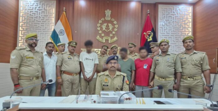 Three wanted accused arrested for committing theft
