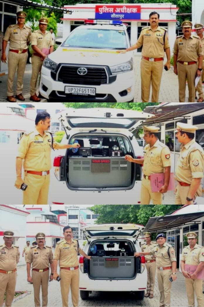 Sitapur police get high-tech interceptor vehicle, now keeping a close eye on speeding and stunts on the road
