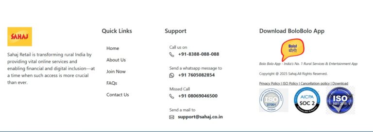 Sahaj Retail Company is deceiving: Public Service Centre operators are unable to function properly.